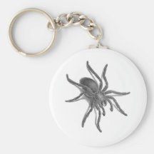 Aranea Avicularia, Black Cuban Spider Key Chain