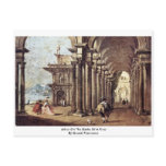 Arbor On The Banks Of A River By Guardi Francesco Post Card