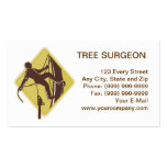 arborist tree surgeon agriculturist chainsaw business card template