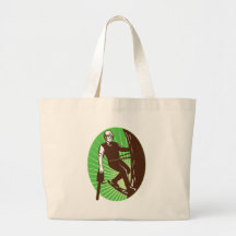 arborist tree surgeon chainsaw retro bag