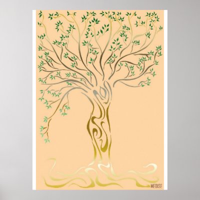 Arbre de vie (Tree of Life) Poster by meoise