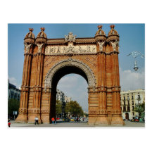 Arc De Triomf, Barcelona Postcard