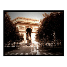 Arc de triomphe 2 post card
