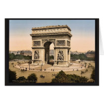 Arc de Triomphe, de l'Etoile, Paris, France classi Card