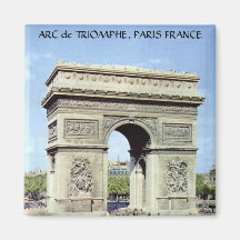 ARC de TRIOMPHE, PARIS FRANCE Refrigerator Magnets