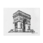 Arc de Triomphe postcards