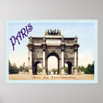 Arc de Triomphe ~ Vintage Travel Poster