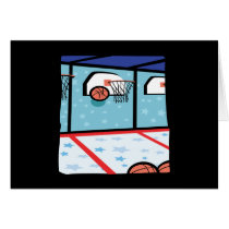 Arcade Basketball Greeting Card