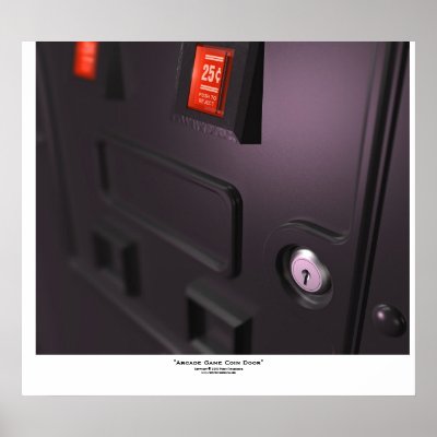 "Arcade Game Coin Door" Posters by Peter_Hirschberg