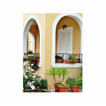 Arch Barrel Of Holiday House In Greece Acrylic Cut Outs