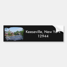 Arch Bridge, Keeseville, New York 12944 Bumper Stickers