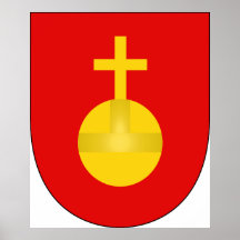 Arch-Steward Coat Arm Escutcheon Holy Roman Empire Posters