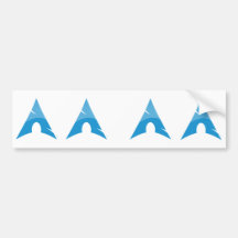 Arch stickers bumper sticker