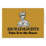 Archaeologist Grave cards