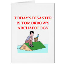 archaeology greeting cards