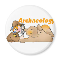 Archaeology Fridge Magnet