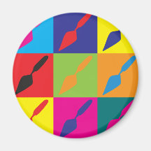 Archaeology Pop Art Magnet