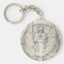 Archangel Azrael Keychain