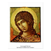 Archangel Gabriel By Simon Fyodorovich Ushakov postcards