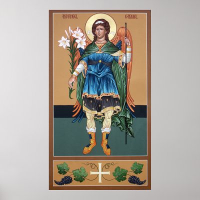 Archangel Gabriel Poster by holyicons