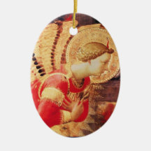 ARCHANGEL GABRIEL Ruby Gem stone Ornaments