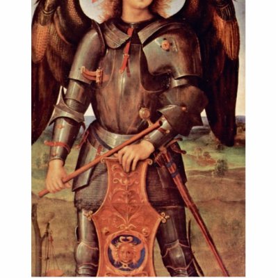 Archangel Michael By Perugino Pietro (Best Quality Cut Outs by Artcollection