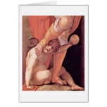 Archangel Michael Detail By Jacopo Pontormo cards