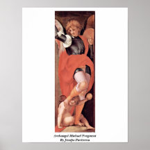 Archangel Michael Fragment By Jacopo Pontormo Posters