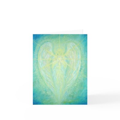 Archangel Raphael Note Card by cosmic_girl