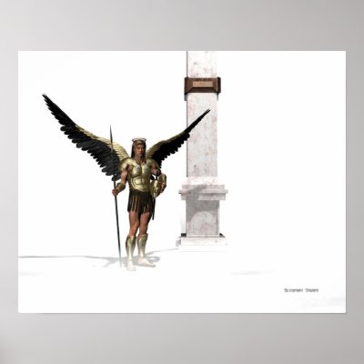 ARCHANGEL - SARIEL PRINT by Silverpaws_Studios