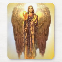 Archangel Uriel Mousepads