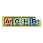 Archer made of Elements Bumper Sticker