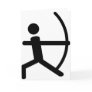 archery greeting card