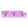 Archery Gifts for Her: Number 1 Archer Bumper Sticker