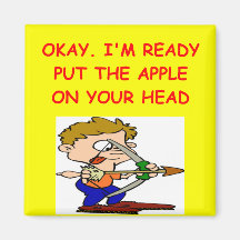 ARCHERY joke Fridge Magnets