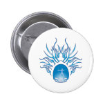 Archery Skull Pinback Button