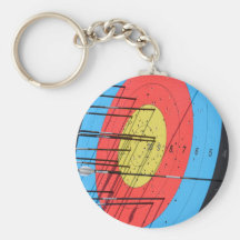 Archery target key chains