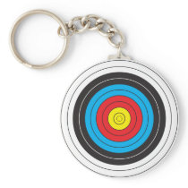 Archery Target Keychain