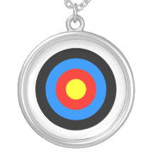 Archery Target Necklaces