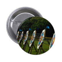 Archery targets near Brentwood, Essex, U.K. Button