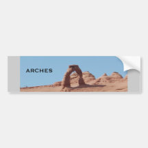 arches national park bumper sticker