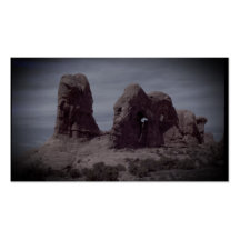 Arches National Park Rock Formation Business Card Template