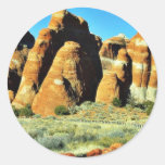 Arches National Park Round Sticker