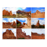 Arches National Park, Utah, Collage, Postcard