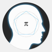 Archimedes' Approximation of Pi - Math sticker