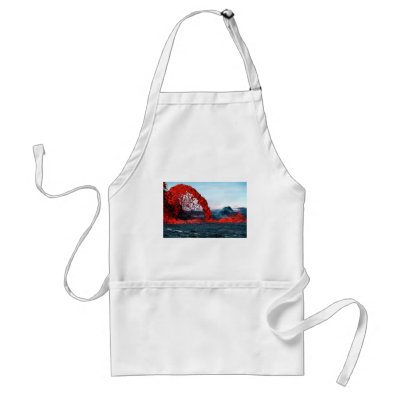 Arching Fountain of Lava from Pahoehoe Volcano Aprons by TheArts