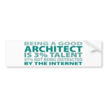 Architect 3% Talent Bumper Stickers