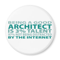 Architect 3% Talent Fridge Magnets