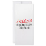 Architect...Big Deal Personalized Rack Card