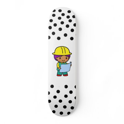 Architect Boy Custom Skate Board by OccupationStation